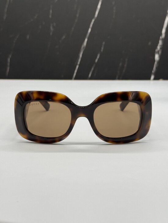 NEW GUCCI GG1695S 002 SUNGLASSES HAVANA WOMEN EYEWEAR main image 5